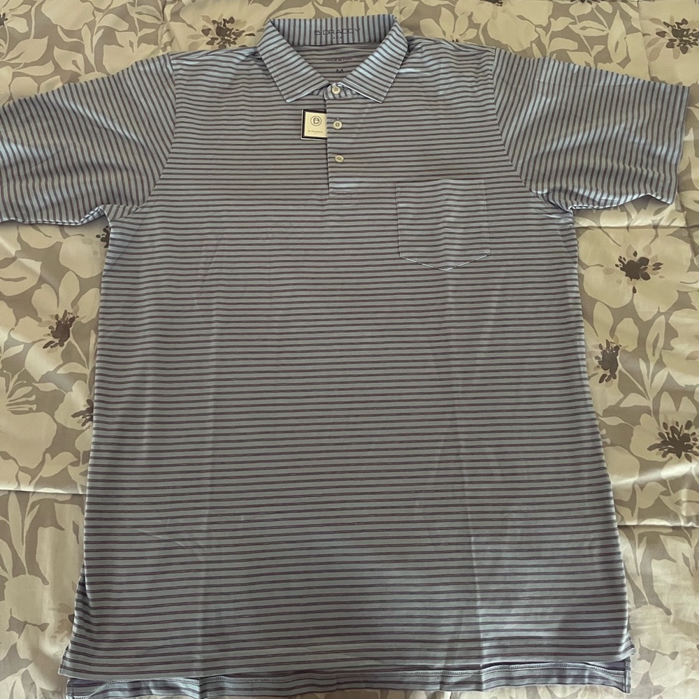 B Draddy Polo- Blue NWT